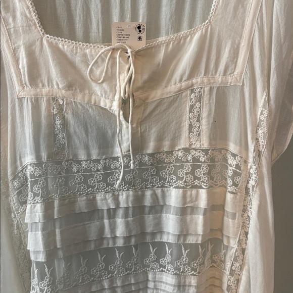 Free People white slip dress - Picture 4 of 6